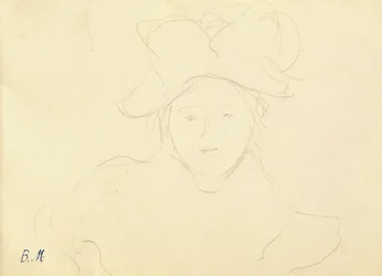 Dívka s kloboukem, 1889